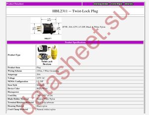 HBL2311 datasheet  